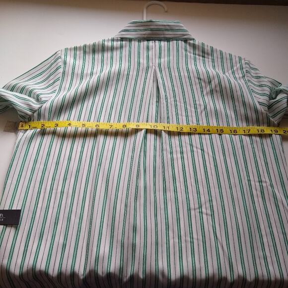 NWT Zac and Rachel Women's striped long sleeve blouse. Small. Office,Flattering - Picture 6 of 10